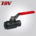 2PC 3000PSI Stainless Steel Screwed Ball Valve